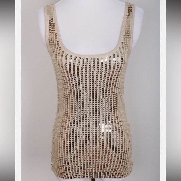 Express Tops - Express Sequin  Tank Top